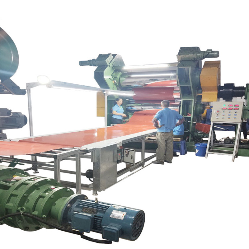 Machine de calandre en caoutchouc à 3 rouleaux