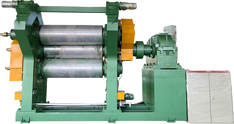 Machine de calandre en caoutchouc