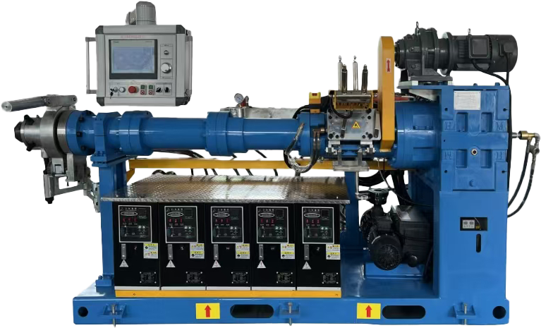 Machine d'extrudeuse de caoutchouc/silicone